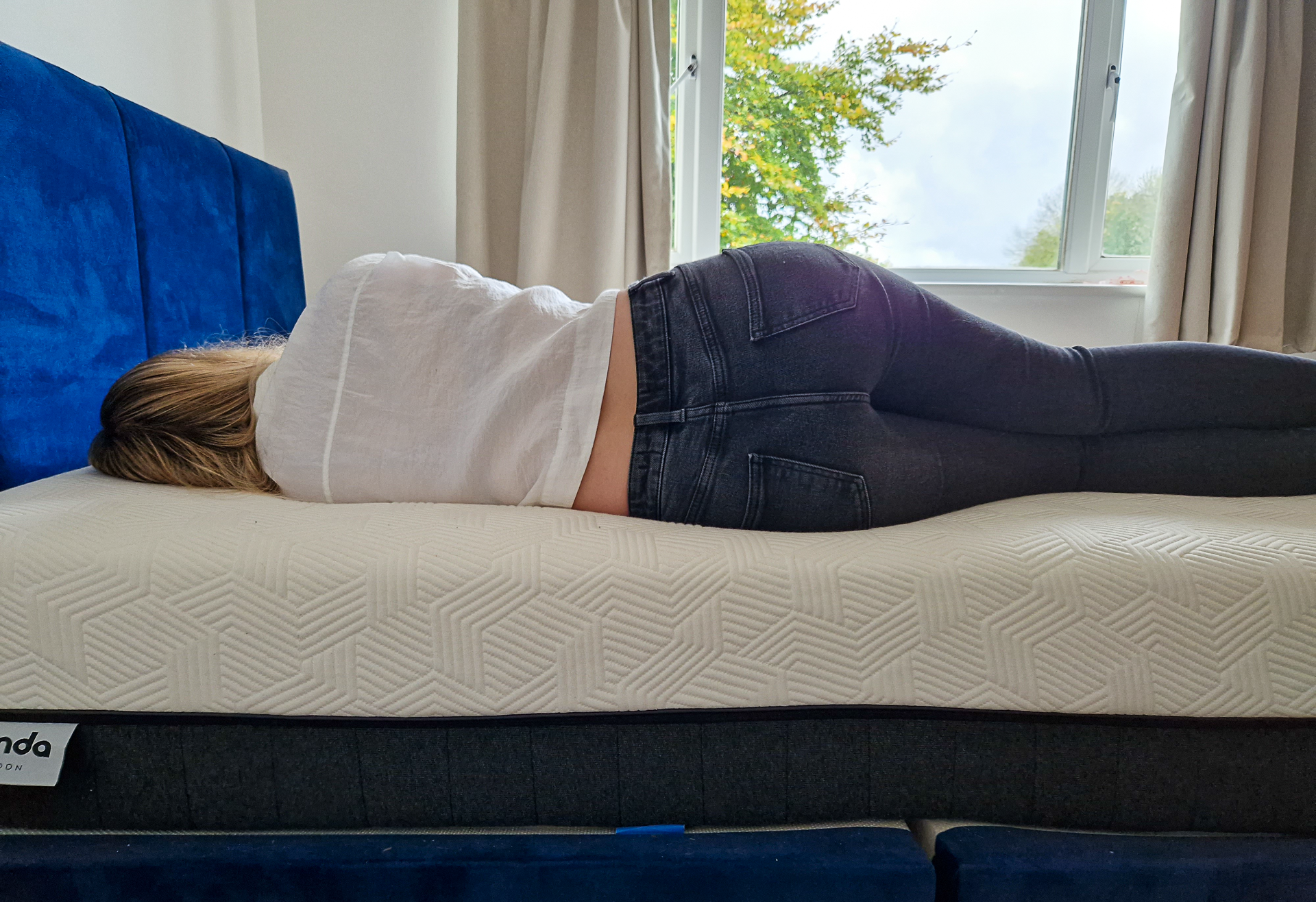 Panda Hybrid Bamboo mattress and female side sleeper